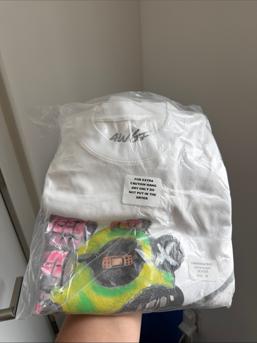 Brand new: AWGE White Graphic Tee ASAP Rocky DBD